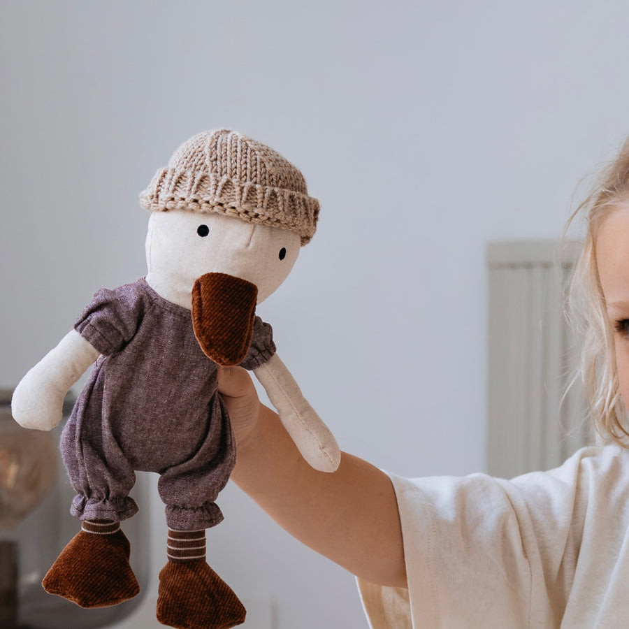 Floyd Duck | soft toy by and the little dog laughed