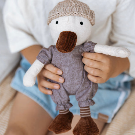 Floyd Duck | soft toy by and the little dog laughed