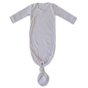 Rib Knit Newborn Knotted Gown by Copper Pearl