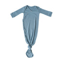Rib Knit Newborn Knotted Gown by Copper Pearl