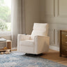 Monogram by Namesake Willa Deluxe Power Recliner and Swivel Glider with Heat + Massage | Ivory Corduroy | EXCLUSIVE!