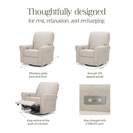 Monogram by Namesake Monroe Power Recliner & Swivel Glider