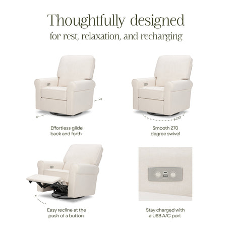 Monogram by Namesake Monroe Power Recliner & Swivel Glider