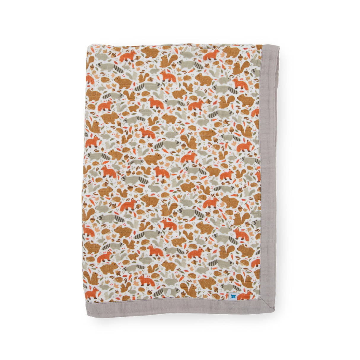 Cotton Muslin Baby Quilt - Fall Friends by Little Unicorn