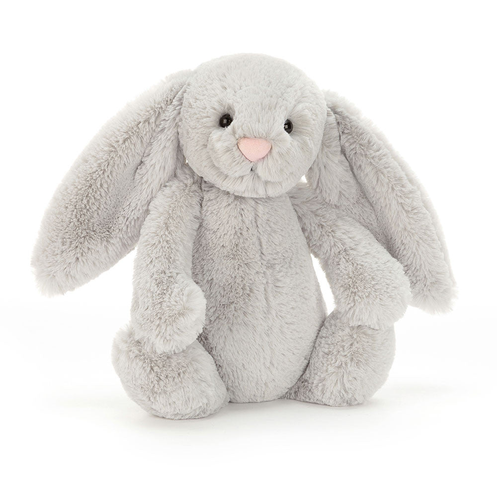 Bashful Silver Bunny- Medium by Jellycat