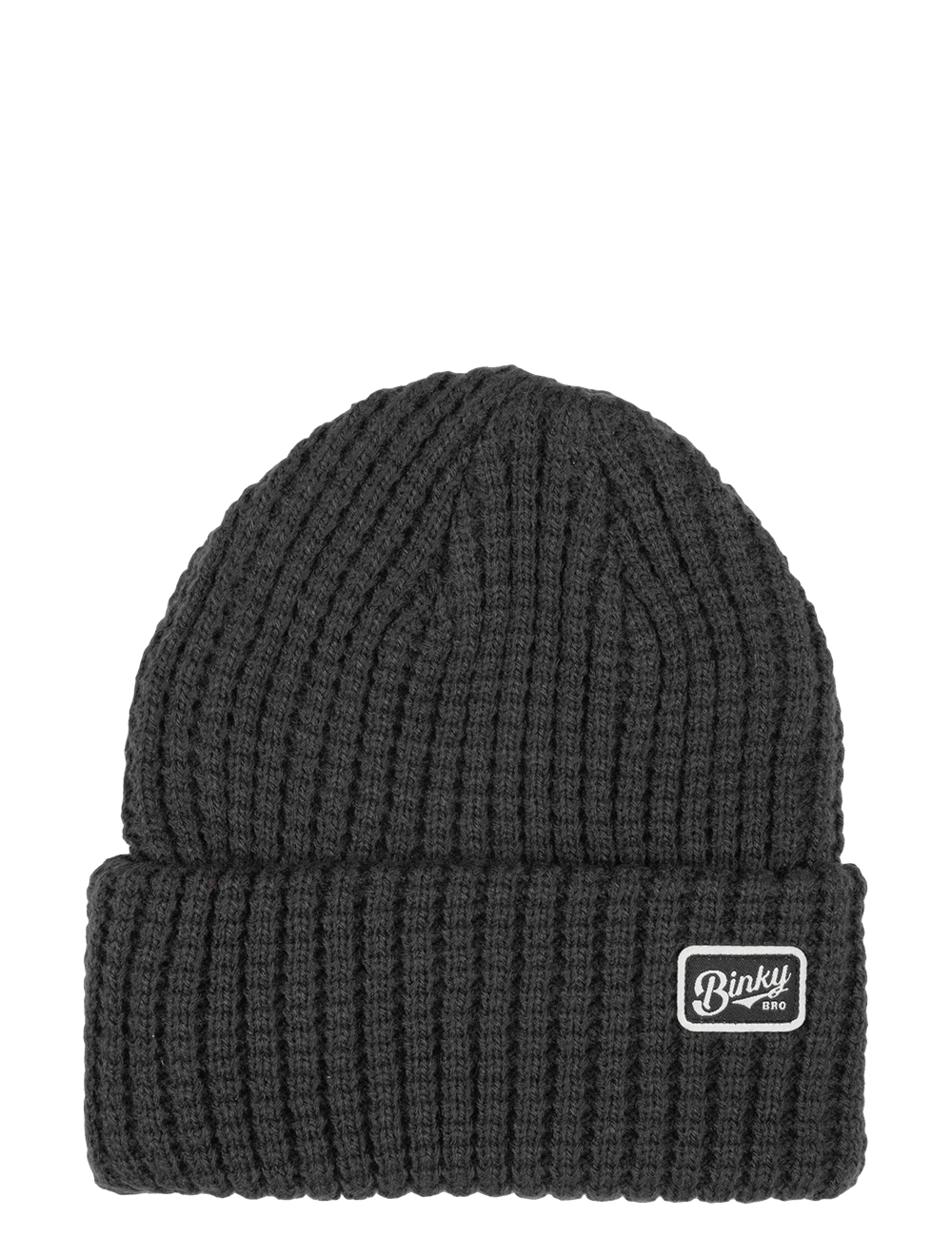 Charcoal Waffle Beanie by Binky Bro
