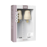 BPA-Free PP Bottle Set 9oz 2 Pk Latex- Ivory (Medium Flow) by Bibs