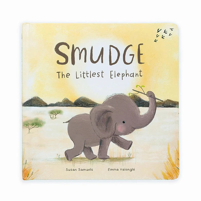 Smudge The Littlest Elephant Book by Jellycat