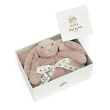 Bashful Luxe Bunny Rosa Blankie by Jellycat