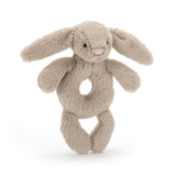 Bashful Beige Bunny Ring Rattle by Jellycat