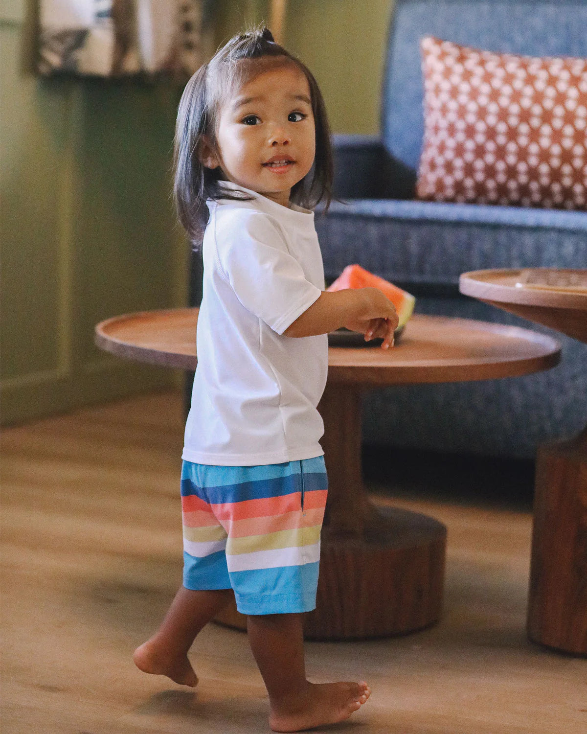 Vintage Stripe Baby Volley Trunk by Feather 4 Arrow