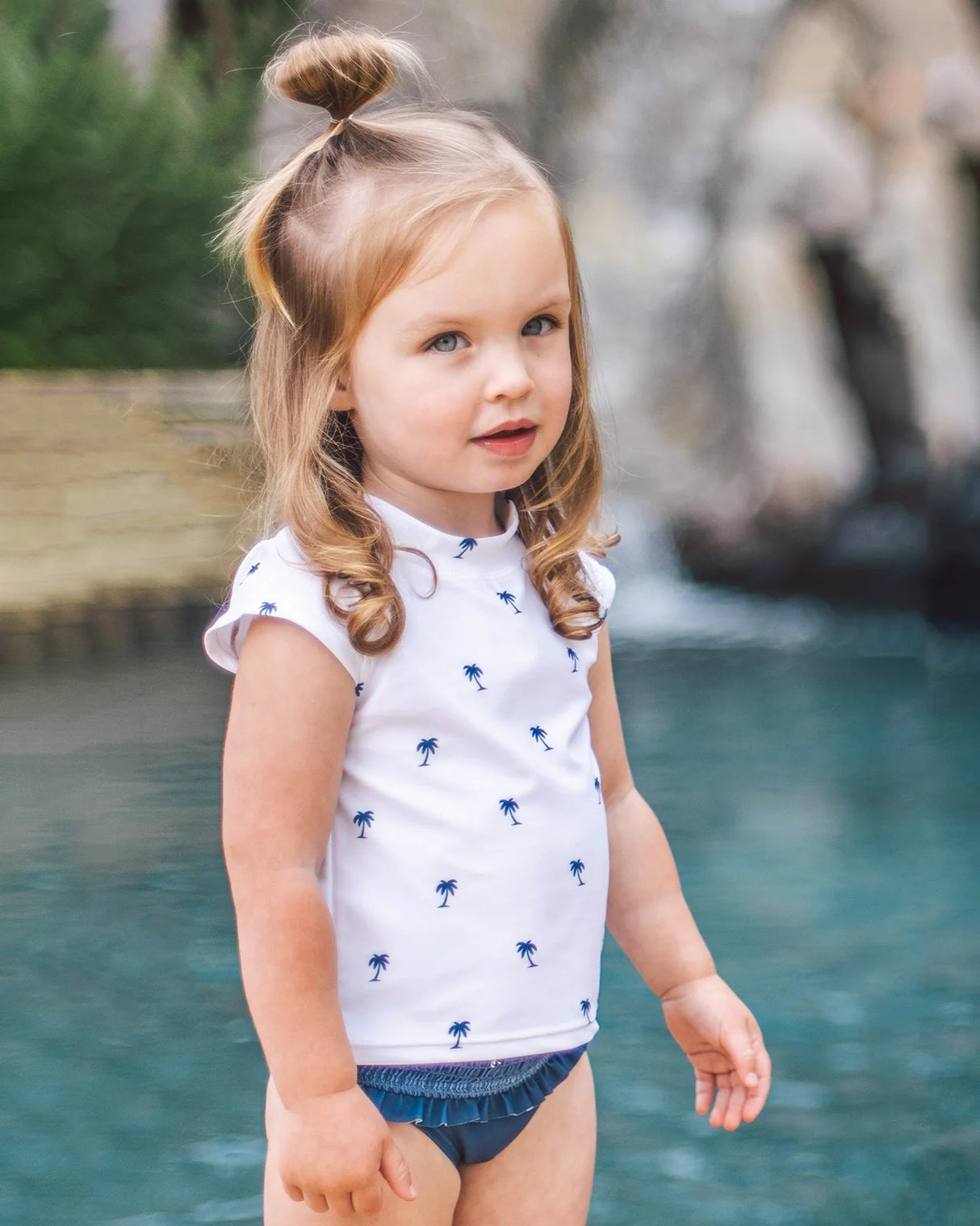 Kiki Short Sleeve Baby Two-Piece Swimsuit by Feather 4 Arrow