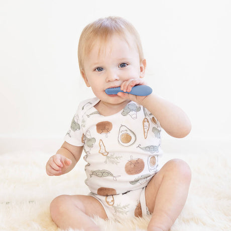 Baby-Led™ Toothbrush- Indigo by ezpz