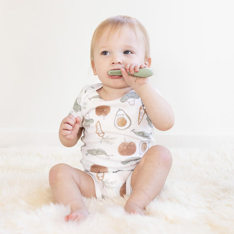 Baby-Led™ Toothbrush- Sage by ezpz