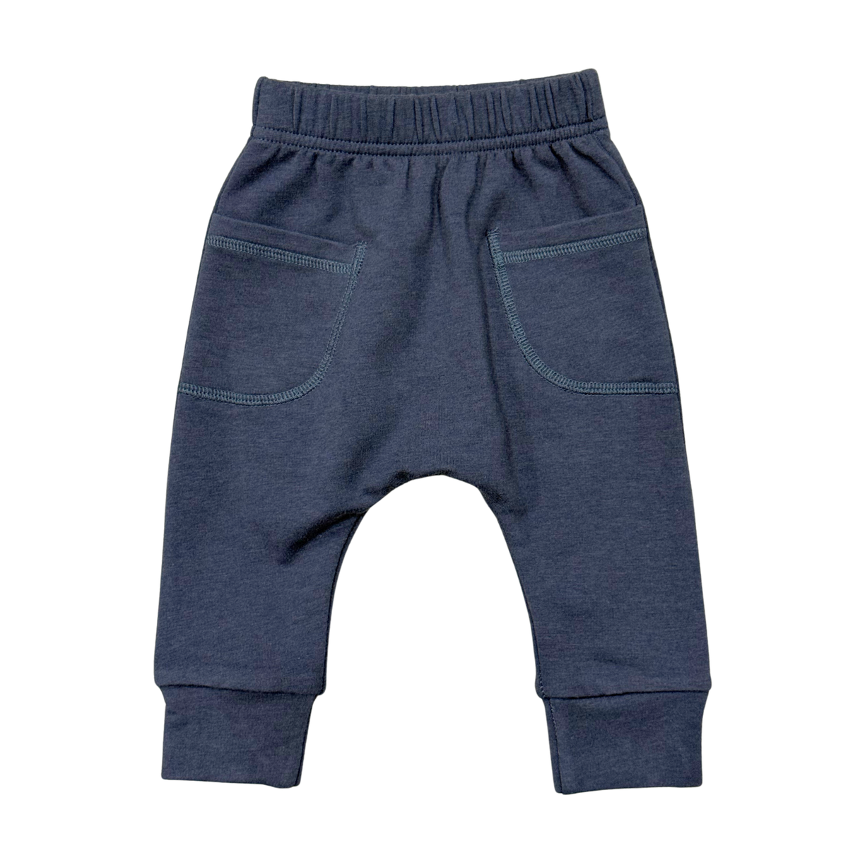 Baby Boy Pocket Pants- Nightfall Blue by Babysprouts
