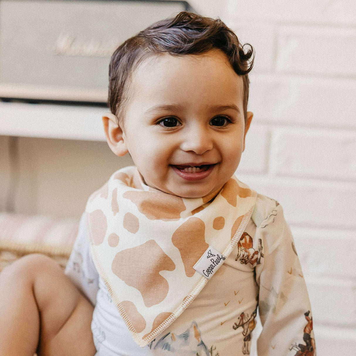Baby Bandana Bibs- Boone by Copper Pearl
