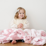 Double-Layer Bamboni Toddler Blanket- Petal by Saranoni
