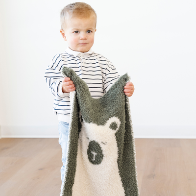 Mini Bamboni Blanket- Bear Double Layer by Saranoni