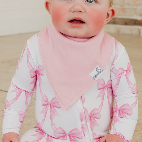 Baby Bandana Bibs- Bow My Gosh by Copper Pearl