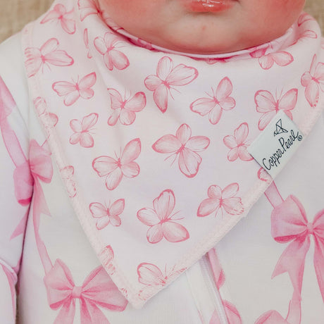 Baby Bandana Bibs- Bow My Gosh by Copper Pearl