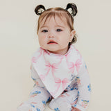 Baby Bandana Bibs- Bow My Gosh by Copper Pearl