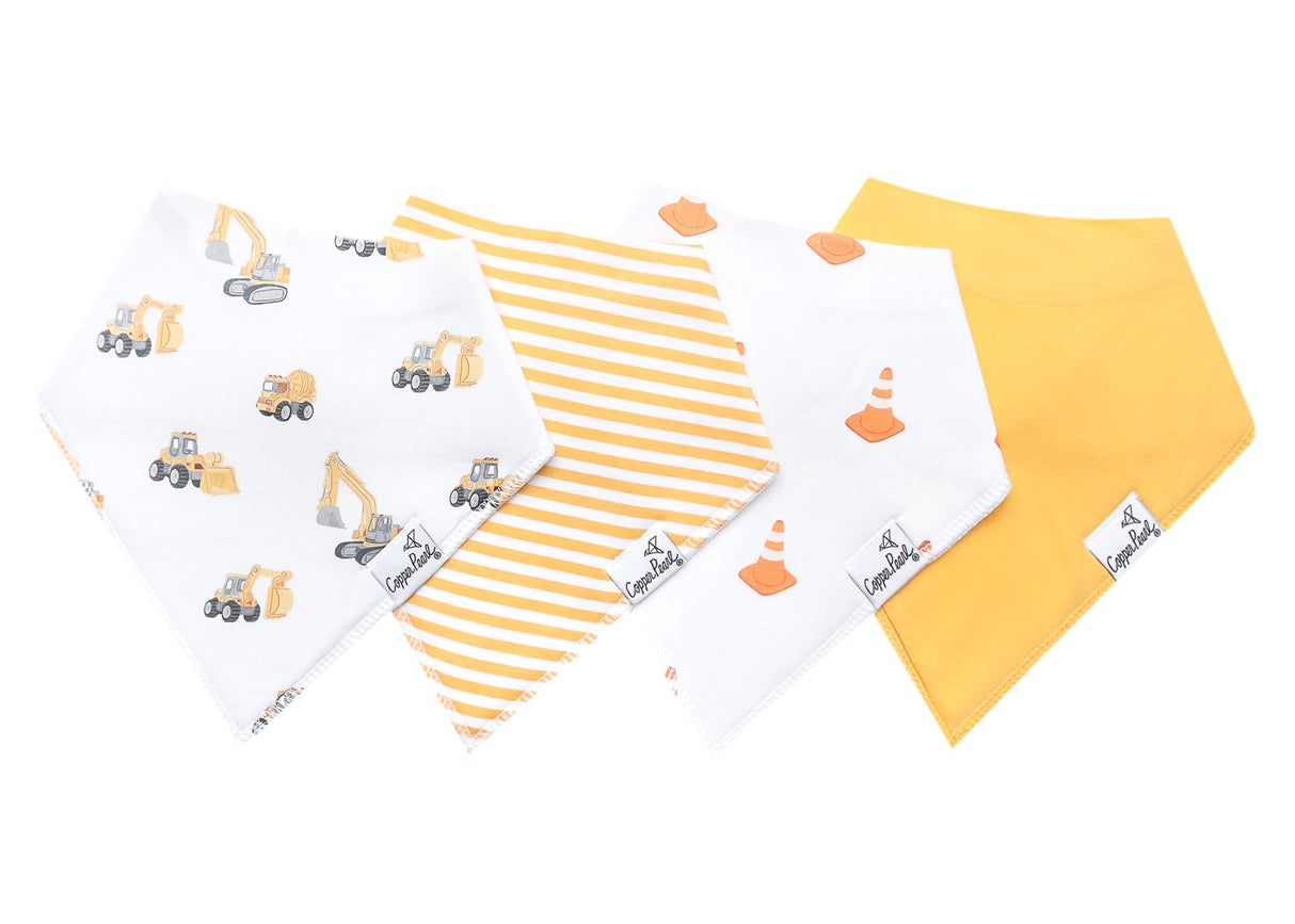 Baby Bandana Bibs- Dozer by Copper Pearl