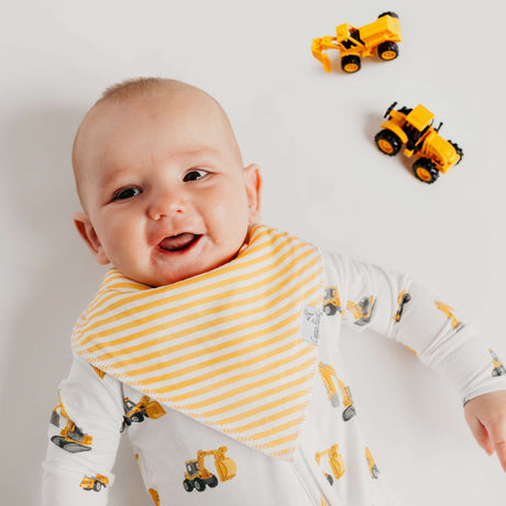 Baby Bandana Bibs- Dozer by Copper Pearl