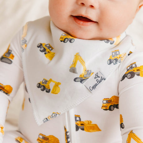 Baby Bandana Bibs- Dozer by Copper Pearl