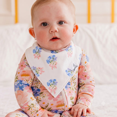 Baby Bandana Bibs- Penelope by Copper Pearl