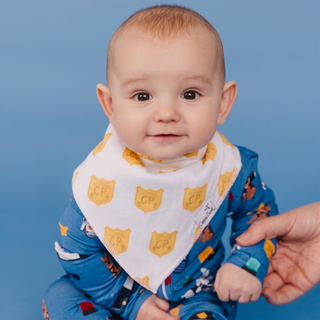 Baby Bandana Bibs- Policemen by Copper Pearl
