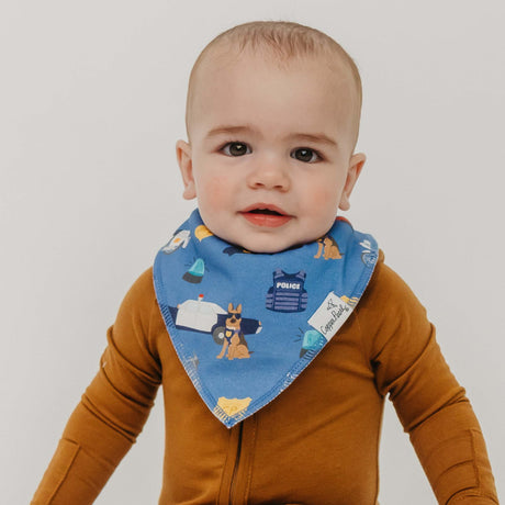 Baby Bandana Bibs- Policemen by Copper Pearl