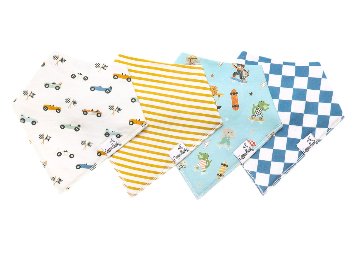 Baby Bandana Bibs- Speedster by Copper Pearl