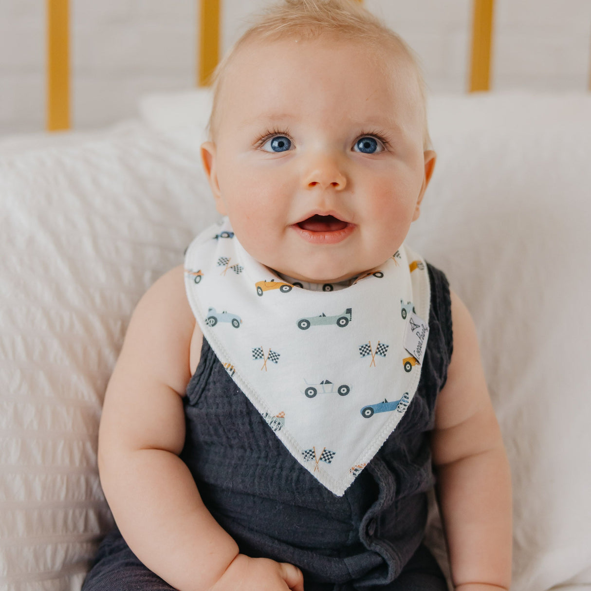 Baby Bandana Bibs- Speedster by Copper Pearl