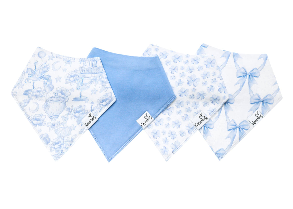 Baby Bandana Bibs- Vintage Carnival by Copper Pearl