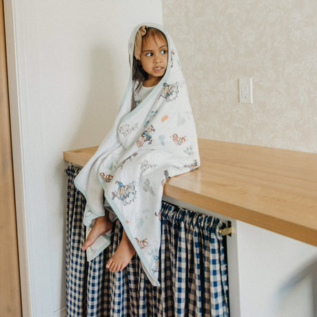 Premium Big Kid Hooded Towel- Boone by Copper Pearl