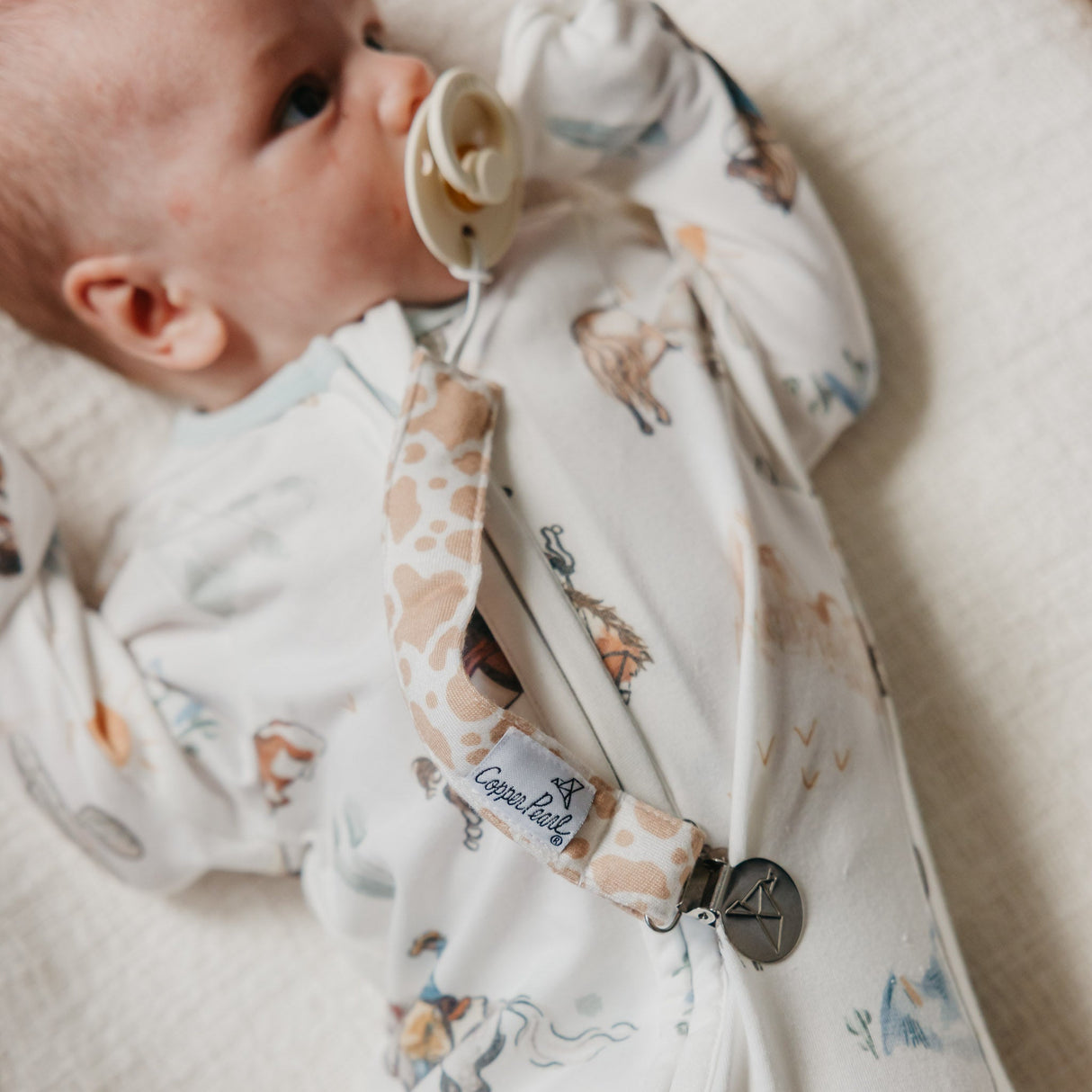 Binky Clips- Boone by Copper Pearl