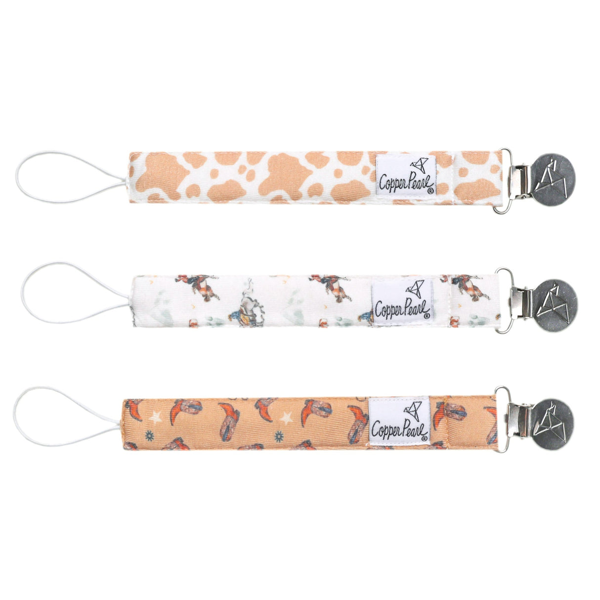 Binky Clips- Boone by Copper Pearl