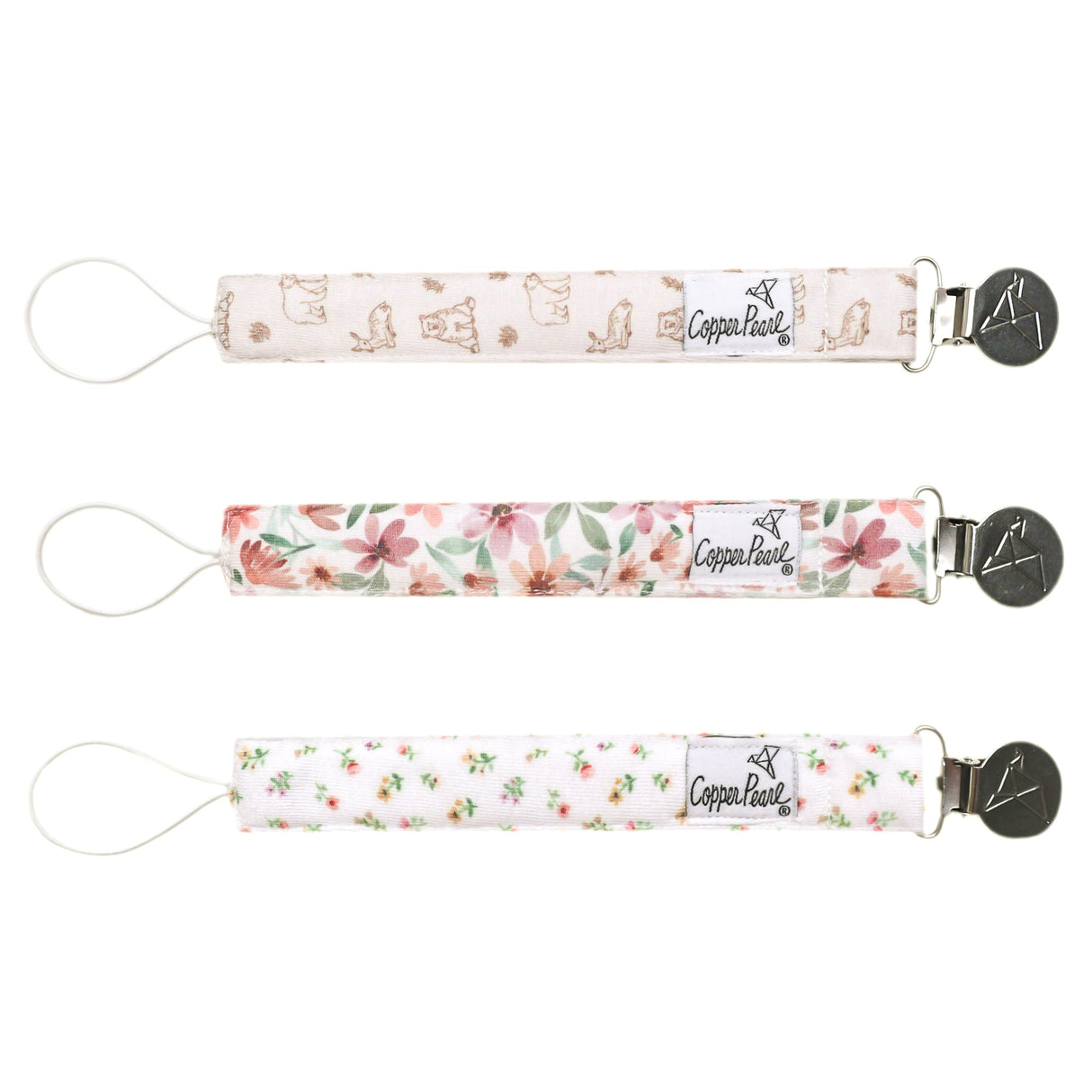 Binky Clips- Natalie by Copper Pearl