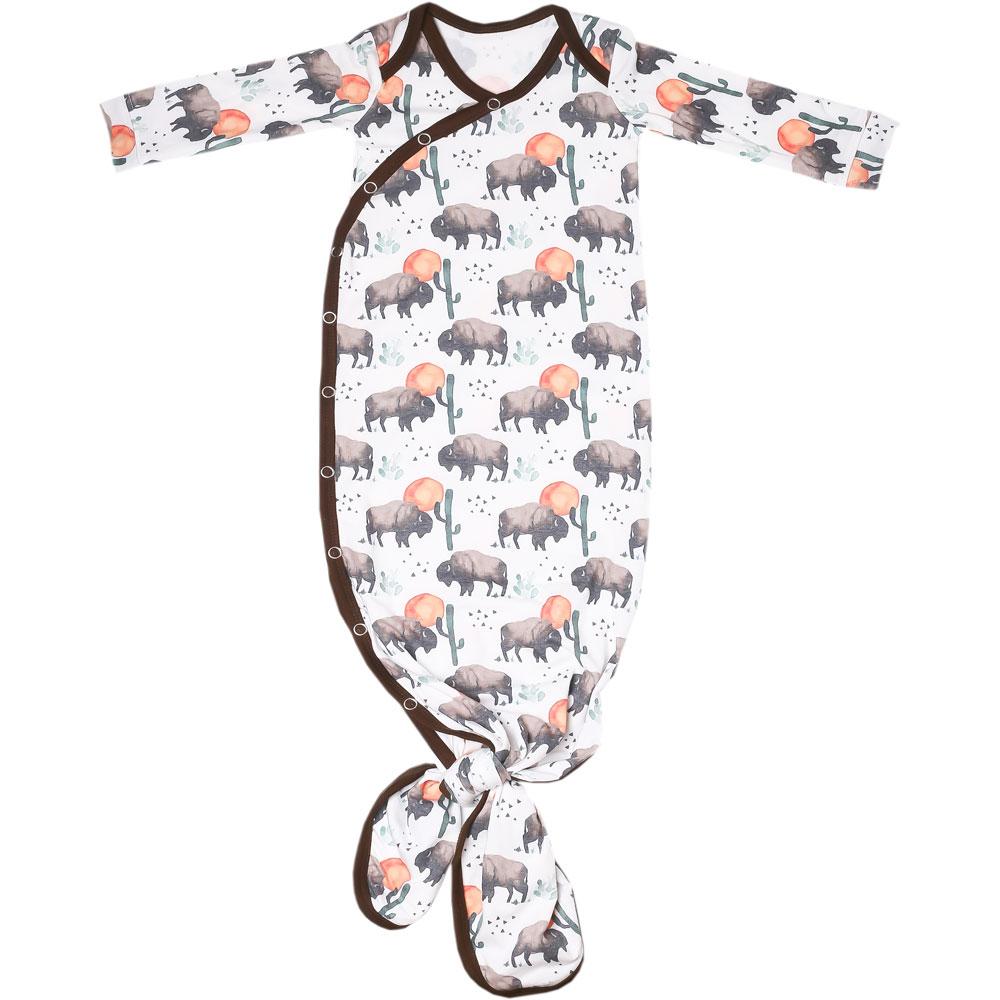 Newborn Knotted Gown by Copper Pearl