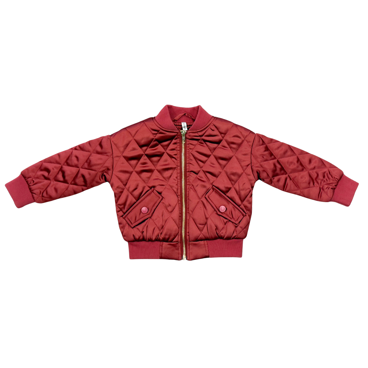 Girls Bomber Jacket- Dusty Cedar by Babysprouts