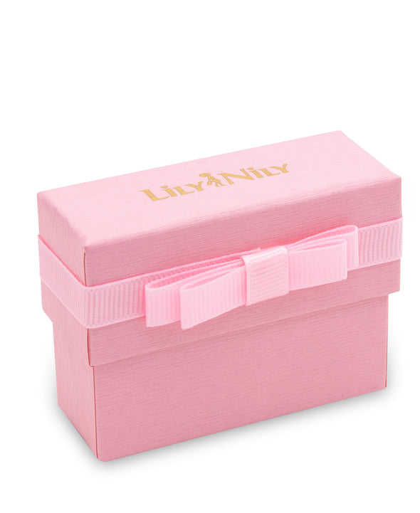 Pink + White Heart Link Bracelet by Lily Nily