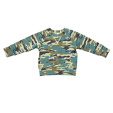 Boys Raglan Sweatshirt- Camouflage by Babysprouts