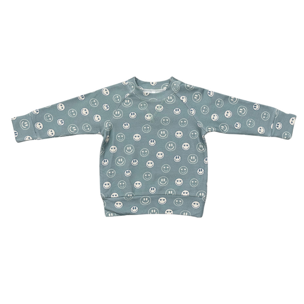Boy's Raglan Sweatshirt- Heart Eyes by Babysprouts