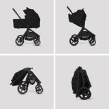 Silver Cross Breez Compact Stroller + Folding Bassinet Bundle