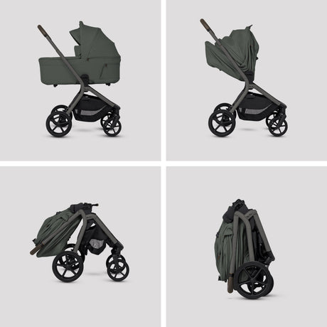 Silver Cross Breez Compact Stroller + Folding Bassinet Bundle