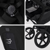 Silver Cross Breez Compact Stroller + Folding Bassinet Bundle