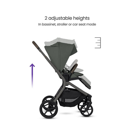 Silver Cross Breez Compact Stroller + Folding Bassinet Bundle