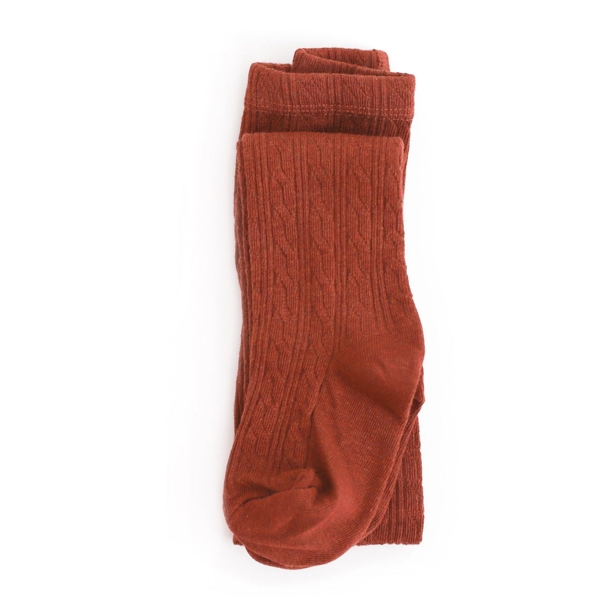 Brick Cable Knit Tights by Little Stocking Co.