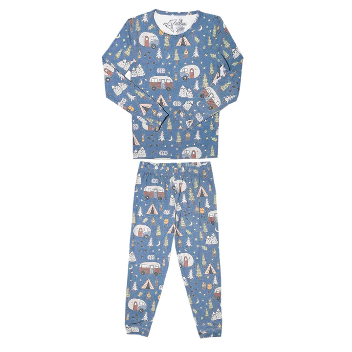Long Sleeve 2pc Pajama Set in Bridger by Copper Pearl