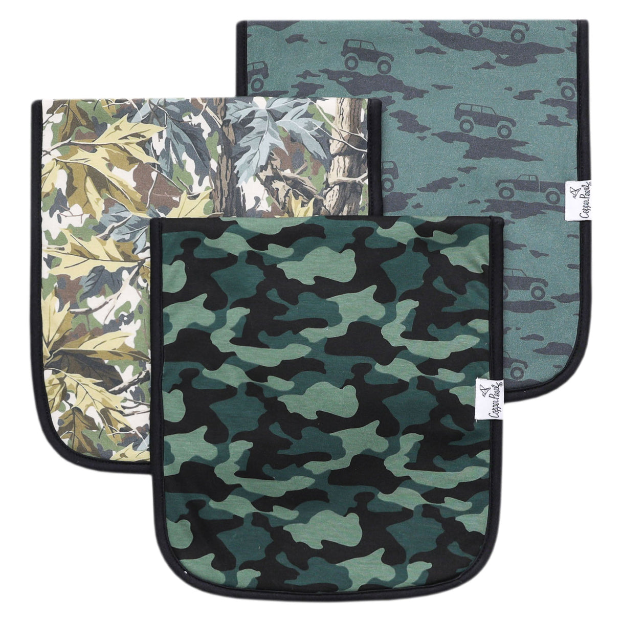 Premium Burp Cloths- Hunter by Copper Pearl